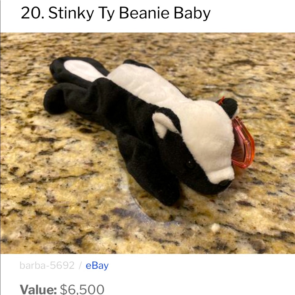 Stinky ty beanie baby